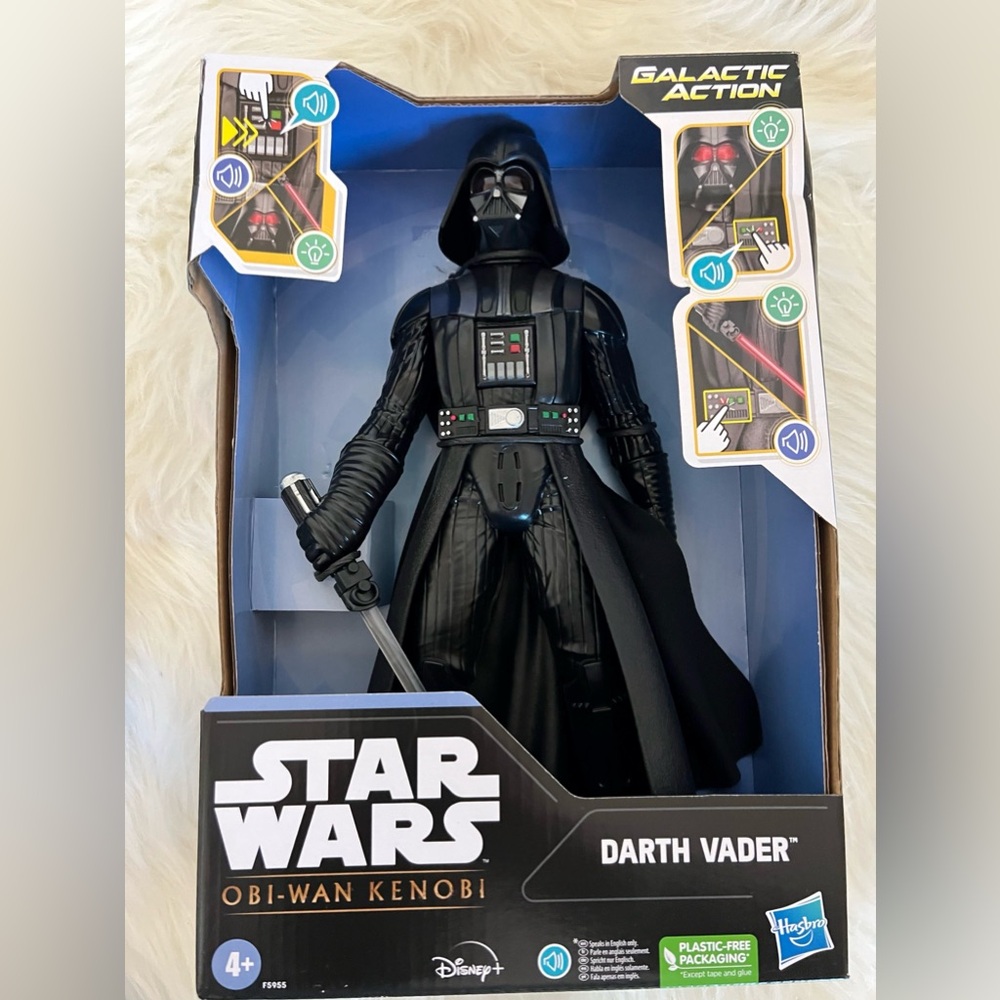Star Wars Galactic Action Darth Vader Interactive 12" Action Figure W/Batteries
